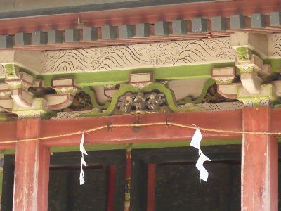 日枝神社、三猿